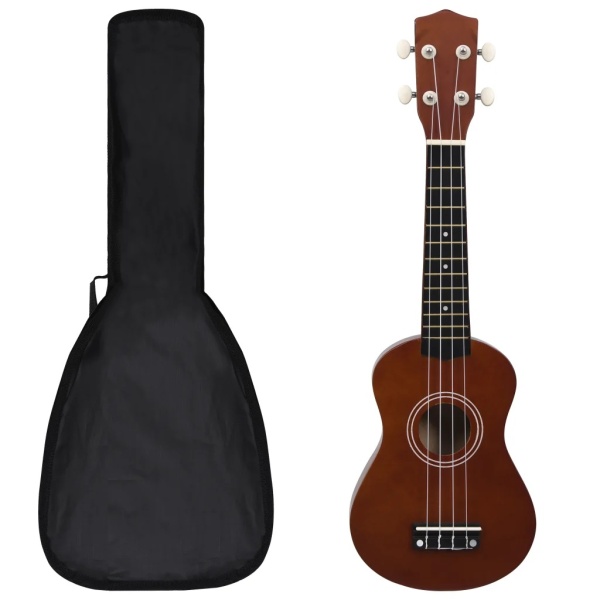 Set Ukulele Soprano Cu Husă Pentru Copii 21